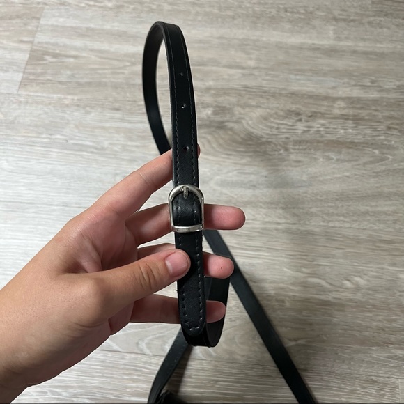 Sandra Firenze Genuine Leather Mini Crossbody Bag Hand Made in Florence Italy - Picture 10 of 11